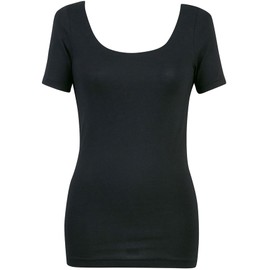 Wing/Wacoal EL4530 EL4331 Warm Inner Organic Cotton Blend, Soft and Gentle Texture, Cotton Blend, Heat Retention, 3/4 Sleeve, Half Sleeve, Short Sleeve, Autumn, Winter,, BL