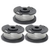 Replacement Spool Grass Trimmer Line, Pack of 3, Compatible with