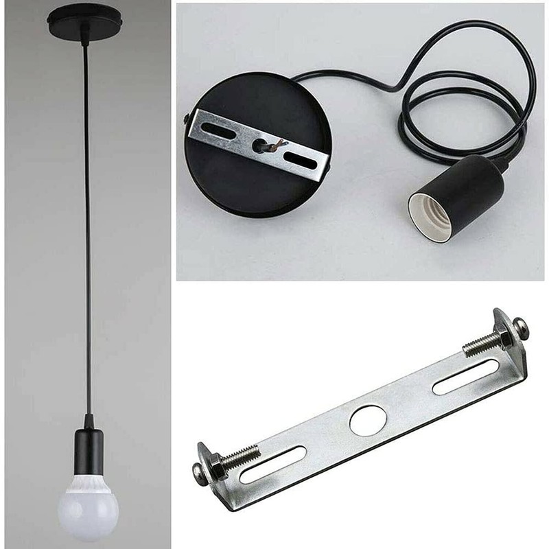 4PCS Ceiling Light Fixture Bracket,9cm/10.5cm Pendant Bracket with Screws for