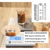 Ackers 4oz Glass Measuring Cup – Shot Glass with Ounce,Ml,Cups