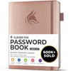 Clever Fox Password Book with Tabs, Address and Password Organiser