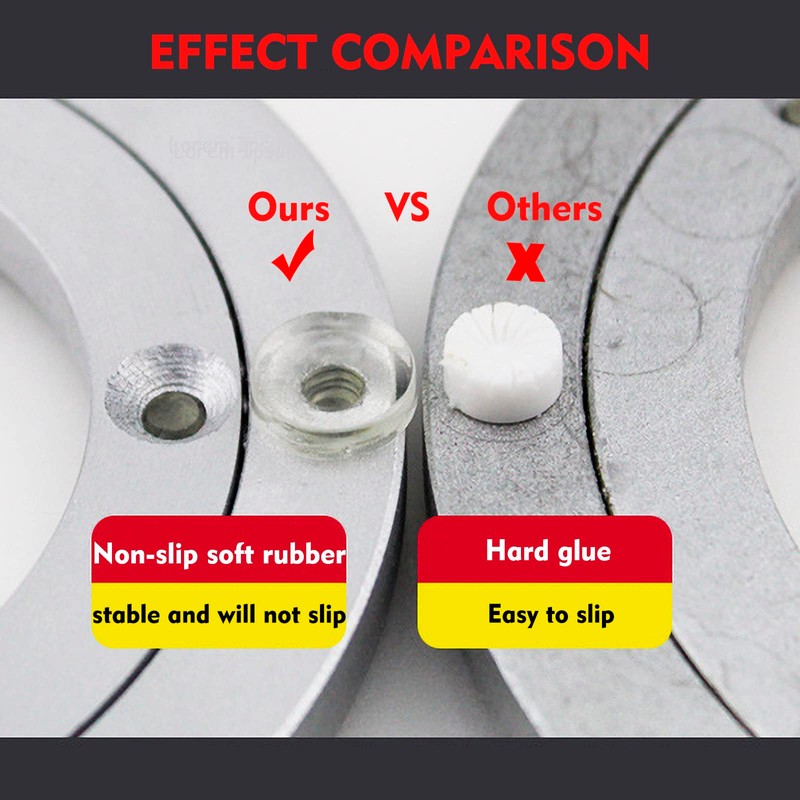 Aluminium Alloy Turntable Bearing, Heavy Duty Swivel Turntable Lazy Susan