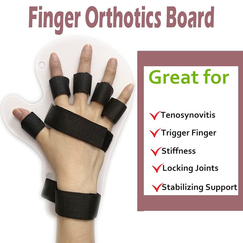 Mediss Finger Splint Fixing Plate - Resting Hand Orthotics Board,