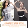 BOHUIZ Women Invisible Belt, Elastic Belt Comfortable No Show Stretch