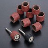 100 PCs Sanding Bands 80 Grit Drums Sleeves for DREMEL