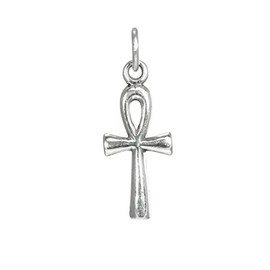 jewellerybox Sterling Silver Large Ankh Charm