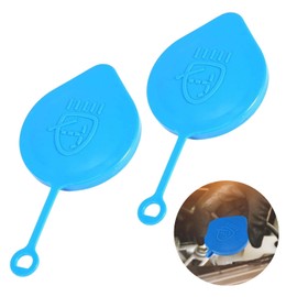 Washer Tank Cap Car Windshield Washer Fluid Reservoir Bottle Tank Cap [Pack of 2] Suitable for Honda Accord and Other Vehicles Blue