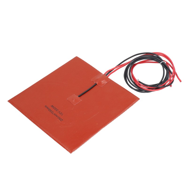 Silicone Heater Pad Heating Mat 180℃ 200x200mm 200W Accessory for