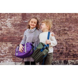 PICNIC TIME Midday Quilted Washable Insulated Lunch Bag, Soft-sided Lunch Box, Lunch Cooler Bag, (Green)