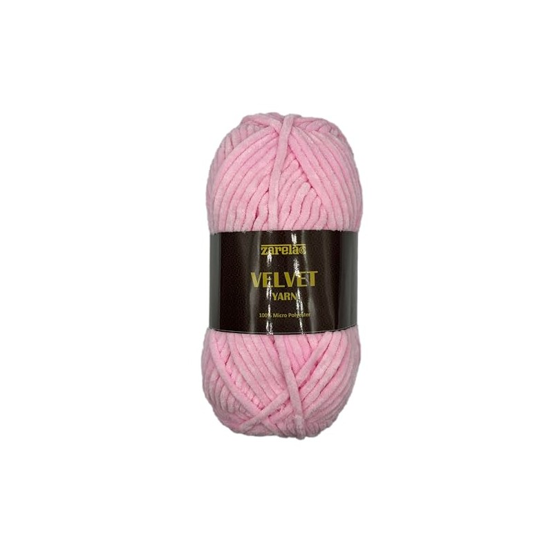 Zarela Luxury Velvet Yarn 100g (03 Pink)