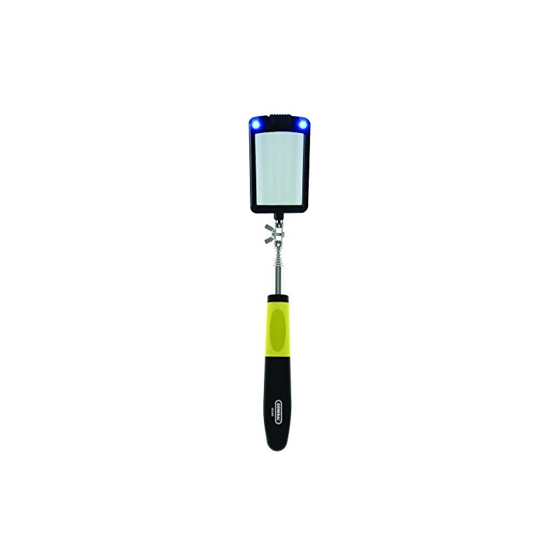 General Tools 80560 Telescoping LED Lighted Inspection Mirror, 360 Swivel