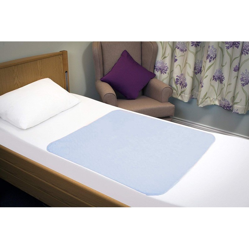 ComfortCare, Washable Waterproof Mattress Protector/ Absorbent Incontinence Pad/Bedwetting Sheet Without