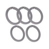 BANG TI Titanium Quick Release Keyrings Side Pushing Operation (5-Pack,