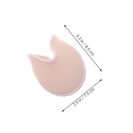 BESPORTBLE 3 Pairs Ballet Toes Cover Womens Knitted Pointe Shoe Pads Slip Forefoot Protector Cushions Half Fit Breathable Shock Absorbing Dance Foot Care