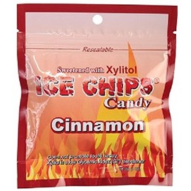 Ice Chips Candy in Re-sealable Pouches (Cinnamon, 6-Pack)