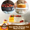 Hiware 8 Inch Non-stick Springform Pan with Removable Bottom -