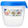 Curver Food Container Round 0,4l in Transparent/Blue, 15 x 10