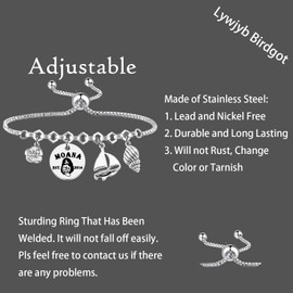 Lywjyb Birdgot Movie Inspired Gift Hawaiian Bracelet Friendship Jewelry for Best Friend (MO 2016 br CA)