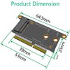 Kananana M.2 NVMe Adapter for MacBook Pro A1708 Model, USB,