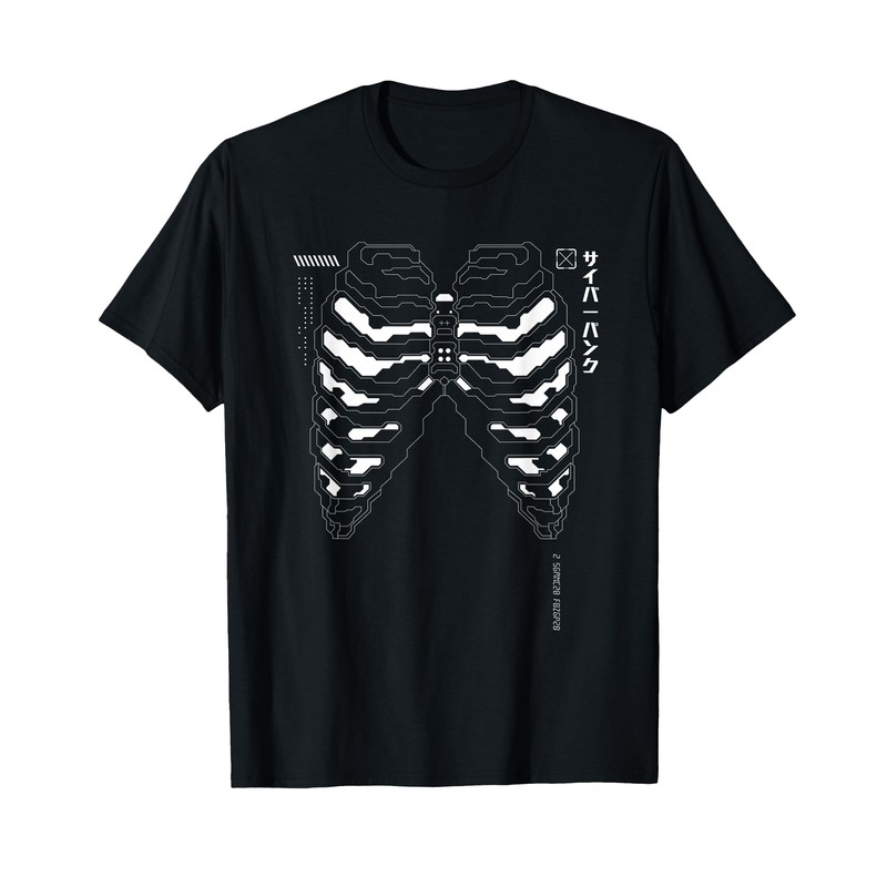 Techwear Goth Cyberpunk Samurai Warrior T-Shirt