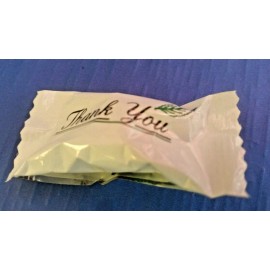 Hospitality Mints (50) "THANK YOU" CANDY BUTTERNUT MINTS WEDDINGS/HOTEL