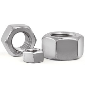 VGBUY 150pcs #10-32 Hex Nuts, 304 Stainless Steel 18-8 External Hex nut 10-32, SAE Hex Machine Screw Nuts Hardware Nuts (VG01309)