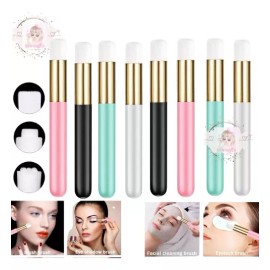 DANYBELLA MODA Y BELLEZA 8 Brochas Para Limpiar Pestañas De Mink 1x1 Shampoo