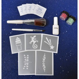 Glimmer グリマー グリッタータトゥーキット コスチューム用小物 パーティー 男女共用