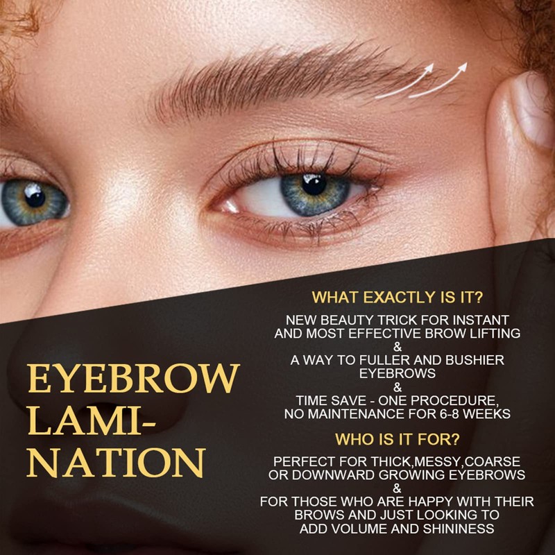 JasCherry Eyebrow Lifting Set, Instant Professional Brow Lift Kit at