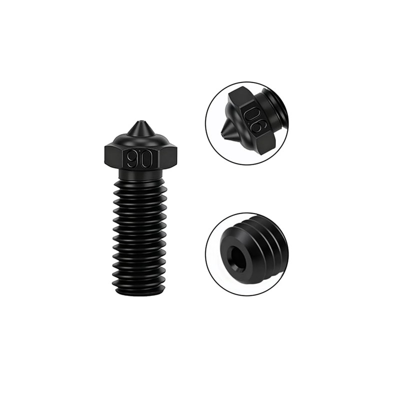 3 Pcs Hardened Steel Nozzles for R QIDI Q1 Pro/X-Max