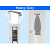 Mars-Rock Double Over Door Steel Hooks 2 Pack Fit 1-3/8"