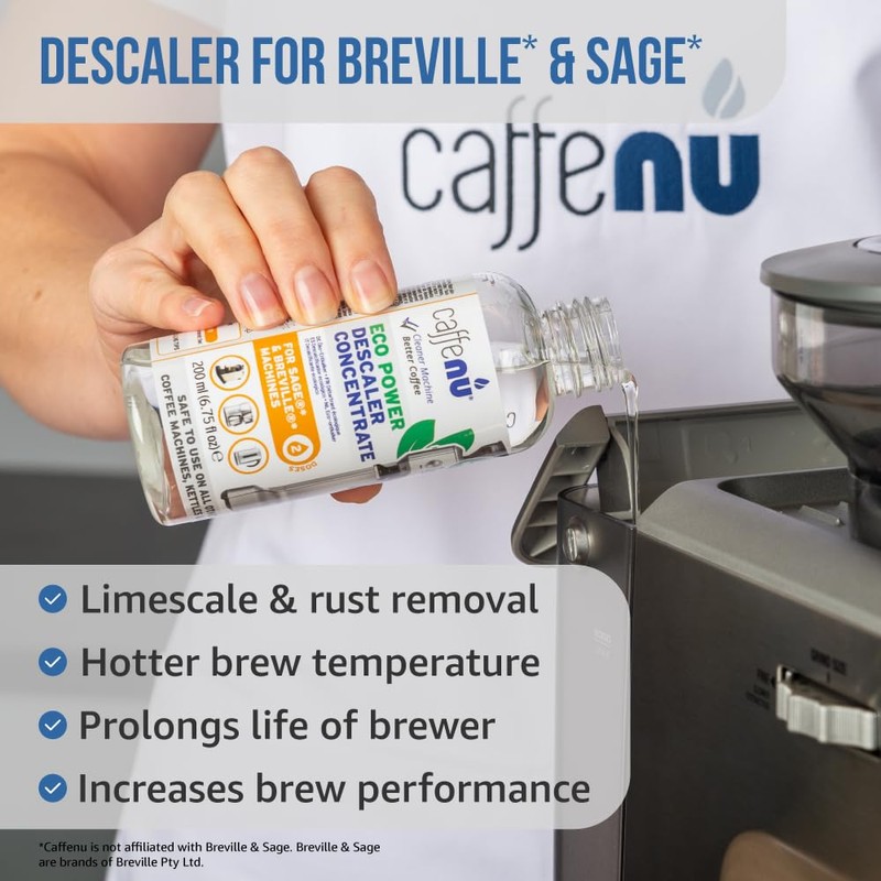 Caffenu Descaling Solution for Sage Machines (1 bottle - 2