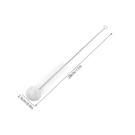 COLLBATH 5 Pack Softy Tip Nylon Brush Cotton Tip for Flask Cleaning Bottle Brush No Scratch Safe Comfortable to Hold