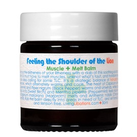 Living Libations Feeling the Shoulder of the Lion Muscle Melt Balm, 30ml