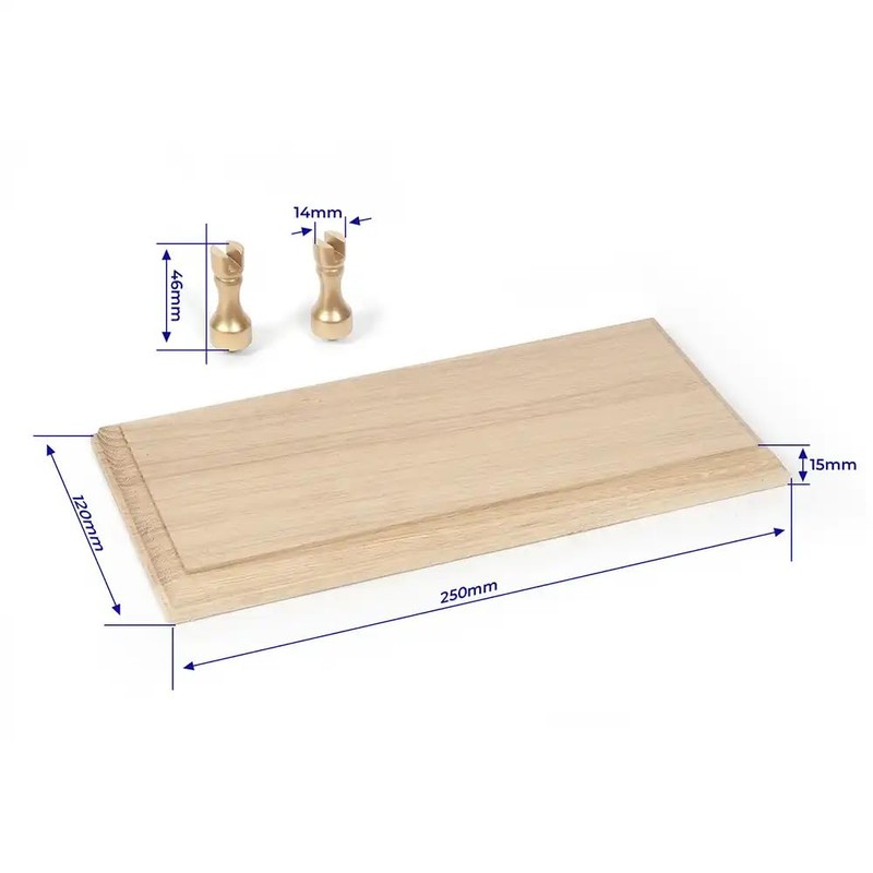 Occre 19164 Solid Oak Display Stand + 2 Laminated Cast