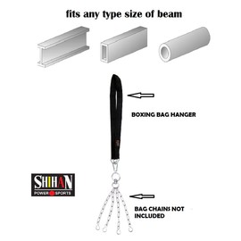 SHIHAN Force BOXING Punch Bag Universal Heavy Bag Hanger Portable, Universal hang anywhere (Beam/Pole Fitting) Joist (Chains not included)