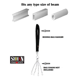 SHIHAN Force BOXING Punch Bag Universal Heavy Bag Hanger Portable, Universal hang anywhere (Beam/Pole Fitting) Joist (Chains not included)