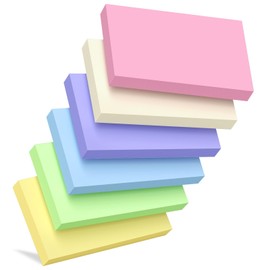Colored Index Cards 3x5, 300 Pcs Blank Index Cards 3x5, Double-Sided Blank Flashcards, 6 Colors Note Cards 3 x 5, Heavy Bright Flash Cards for Studying, Colored Notecards for Office, School, and Home