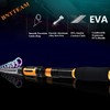 BNTTEAM Portable Fishing Spinning Rod and Reel Combo Set Carbon