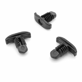 VVO Fasteners Black Plastic Clips Bonnet Rubber Gasket Compatible with Some Volkswagen Golf Jetta (Pack of 10)