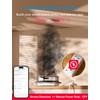 Meross MA151 Smart Smoke Alarm for Home with MSH450 Hub,