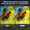 XIAOHUI Premium Portable Outdoor Projector Screen, 120 Inch, 16:9 Aspect
