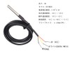 VKLSVAN 3PCS DS18B20 1M Length Stainless Steel Waterproof Temperature Probe