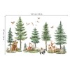wondever wondever Mountain Tree Wall Stickers Decor for Kids Room