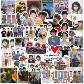 Sturniolo Triplets Stickers 50PCS Idol Stickers for Water Bottle,Funny Meme Stickers Vinyl Waterproof Stickers for Kids.Laptop,Water Bottles,Stickers for Kids Teens Adult