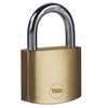 Yale Keyed Padlock, Brass, 60 mm