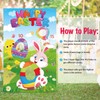 Tatuo Easter Toss Game with 3 Bean Bags Funny Easter