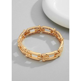 LILIE&WHITE Gold Bangle Bracelet for Women– Hypoallergenic, Non-Fading, Stylish and Durable, Bangle Gift for Women Girls