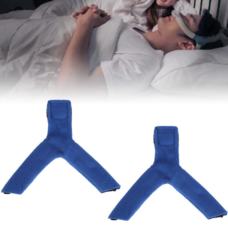 2Pcs Breathing Machine Headgear Strap Cover Improved Comfort Soft Protective