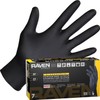 SAS Safety 66519 Raven Guantes desechables de nitrilo sin polvo,